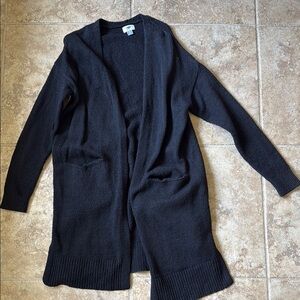 Old Navy Black Open Front Cardigan